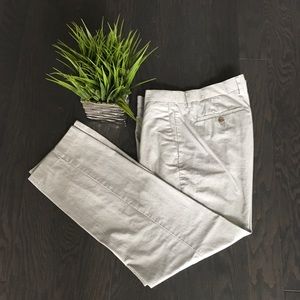 Banana Republic Greige Non-Iron Slim Fit Pants